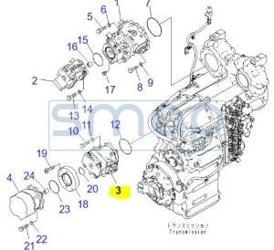 STEERING PUMP 708-1W-00961