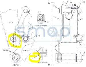 PIN BUCKET LINK 2543052