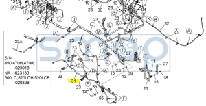 CABLE HARNESS 2052447